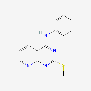 2-(Methylthio)-N-phenylpyrido[2,3-d]pyrimidin-4-amine