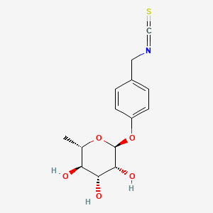(2S,3R,4R,5R,6S)-2-(4-(Isothiocyanatomethyl)phenoxy)-6-methyltetrahydro-2H-pyran-3,4,5-triol