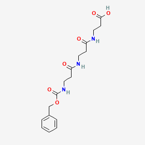 5,9,13-Trioxo-15-phenyl-14-oxa-4,8,12-triazapentadecanoic acid