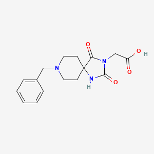 2-(8-Benzyl-2,4-dioxo-1,3,8-triazaspiro[4.5]decan-3-yl)acetic Acid