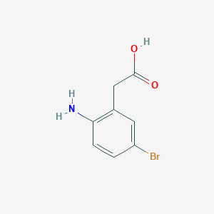 2-(2-Amino-5-bromophenyl)acetic acid