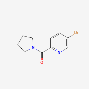 (5-Bromo-2-pyridyl)-(1-pyrrolidinyl)methanone