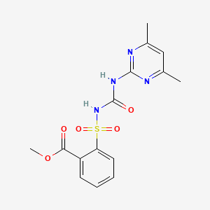 Methyl 2-(N-((4,6-dimethylpyrimidin-2-yl)carbamoyl)sulfamoyl)benzoate