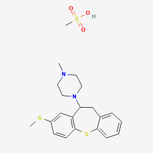 1-Methyl-4-(8-(methylthio)-10,11-dihydrodibenzo[b,f]thiepin-10-yl)piperazine methanesulfonate