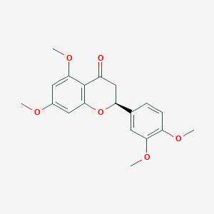 (2S)-5,7,3',4'-tetramethoxyflavanone