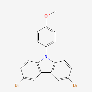 3,6-Dibromo-9-(4-methoxyphenyl)-9H-carbazole