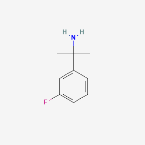 2-(3-Fluorophenyl)propan-2-amine