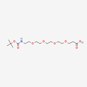 5,8,11,14-Tetraoxa-2-azaheptadecanedioic acid 1-(1,1-dimethylethyl) ester, 97%