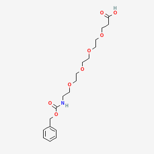 3-Oxo-1-phenyl-2,7,10,13,16-pentaoxa-4-azanonadecan-19-oic acid