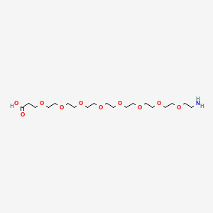 1-Amino-3,6,9,12,15,18,21,24-octaoxaheptacosan-27-oic acid