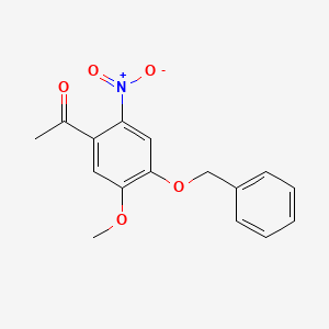 1-[4-(Benzyloxy)-5-methoxy-2-nitrophenyl]-1-ethanone
