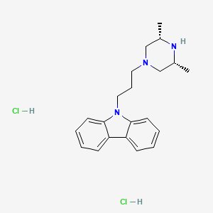 9-(3-(cis-3,5-Dimethylpiperazin-1-yl)propyl)-9H-carbazole dihydrochloride