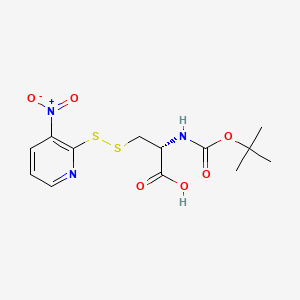 (R)-2-((tert-Butoxycarbonyl)amino)-3-((3-nitropyridin-2-yl)disulfanyl)propanoic acid