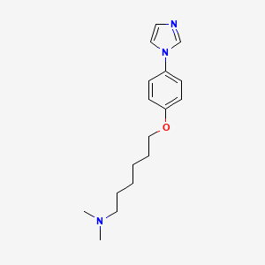 6-(4-(1H-Imidazol-1-yl)phenoxy)-N,N-dimethylhexan-1-amine