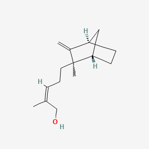 (Z)-2-Methyl-5-((1S,2R,4R)-2-methyl-3-methylenebicyclo[2.2.1]heptan-2-yl)pent-2-en-1-ol