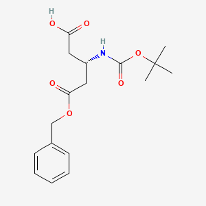 1-(Phenylmethyl) (3S)-3-[[(1，1-dimethylethoxy)carbonyl]amino]pentanedioate