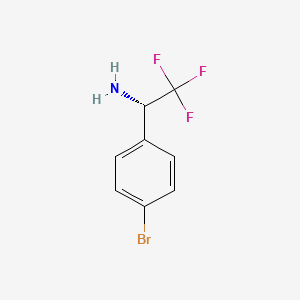 (S)-1-(4-Bromophenyl)-2,2,2-trifluoroethanamine