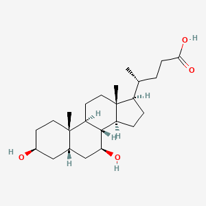 (R)-4-((3S,5S,7S,8R,9S,10S,13R,14S,17R)-3,7-Dihydroxy-10,13-dimethylhexadecahydro-1H-cyclopenta[a]phenanthren-17-yl)pentanoic acid