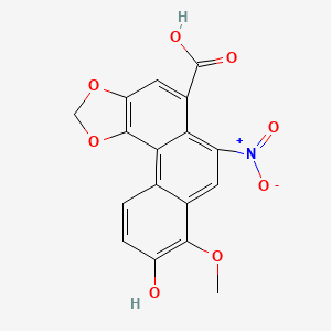 9-Hydroxy-8-methoxy-6-nitrophenanthro[3,4-d][1,3]dioxole-5-carboxylic acid