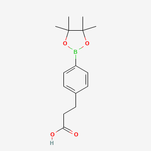 3-(4-(4,4,5,5-Tetramethyl-1,3,2-dioxaborolan-2-yl)phenyl)propanoic acid