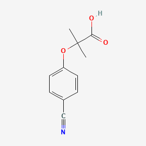 2-(4-Cyanophenoxy)-2-methylpropanoic acid