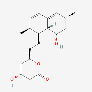(4R,6R)-4-Hydroxy-6-(2-((1S,2S,6R,8S,8aR)-8-hydroxy-2,6-dimethyl-1,2,6,7,8,8a-hexahydronaphthalen-1-yl)ethyl)tetrahydro-2H-pyran-2-one