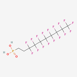 (3,3,4,4,5,5,6,6,7,7,8,8,9,9,10,10,10-Heptadecafluorodecyl)phosphonic acid