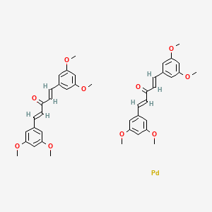 Bis(3,5,3',5'-dimethoxydibenzylideneacetone)palladium(0), 96%
