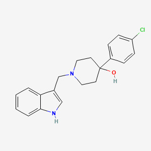 1-((1H-indol-3-yl)methyl)-4-(4-chlorophenyl)piperidin-4-ol