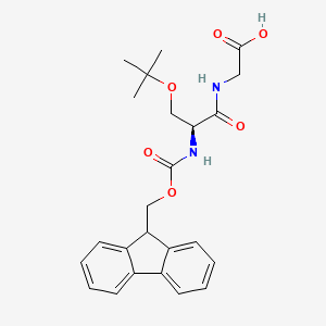 N-(((9H-fluoren-9-yl)methoxy)carbonyl)-O-(tert-butyl)-L-serylglycine