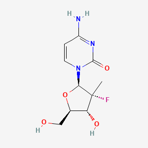 4-Amino-1-((2R,3R,4R,5R)-3-fluoro-4-hydroxy-5-(hydroxymethyl)-3-methyltetrahydrofuran-2-yl)pyrimidin-2(1H)-one
