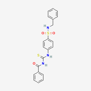 N-((4-(N-Benzylsulfamoyl)phenyl)carbamothioyl)benzamide