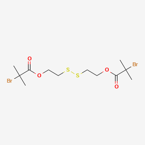 Disulfanediylbis(ethane-2,1-diyl) Bis(2-bromo-2-methylpropanoate)