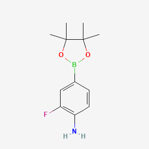 4-Amino-3-fluorophenylboronic acid pinacol ester, 97%