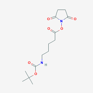 2,5-Dioxopyrrolidin-1-yl 5-((tert-butoxycarbonyl)amino)pentanoate