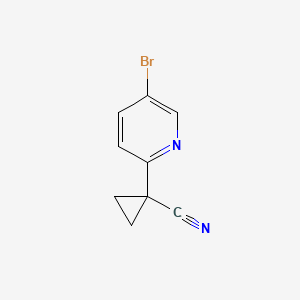 1-(5-Bromopyridin-2-yl)cyclopropanecarbonitrile