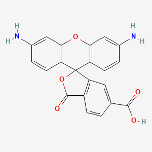 3',6'-Diamino-1-oxospiro[2-benzofuran-3,9'-xanthene]-5-carboxylic acid
