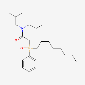 N,N-Diisobutyl-2-[octyl(phenyl)phosphoryl]acetamide