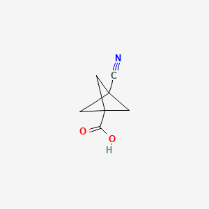 3-Cyanobicyclo[1.1.1]pentane-1-carboxylic acid