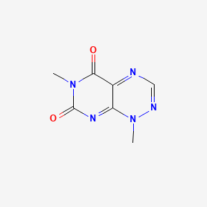 1,6-Dimethylpyrimido[5,4-e][1,2,4]triazine-5,7(1H,6H)-dione