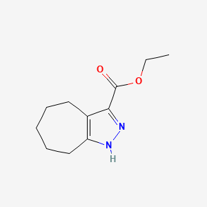 Ethyl 1,4,5,6,7,8-Hexahydrocyclohepta[c]pyrazole-3-carboxylate
