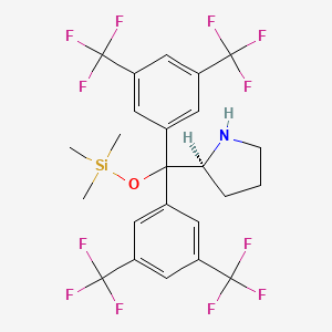 (S)-2-(Bis(3,5-bis(trifluoromethyl)phenyl)((trimethylsilyl)oxy)methyl)pyrrolidine
