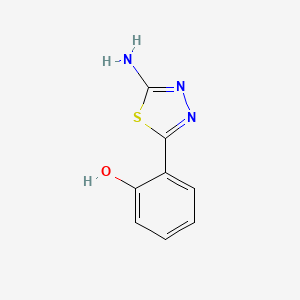 2-amino-5-o-hydroxyphenyl-1,3,4-thiadiazole