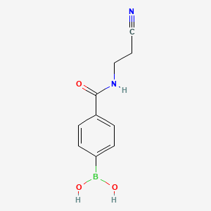 (4-((2-Cyanoethyl)carbamoyl)phenyl)boronic acid