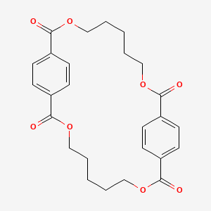 3,9,13,19-Tetraoxa-1,11(1,4)-dibenzenacycloicosaphane-2,10,12,20-tetraone