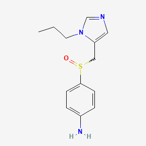 (R)-4-(((1-Propyl-1H-imidazol-5-yl)methyl)sulfinyl)aniline