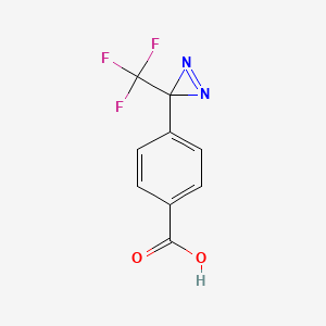 4-[3-(Trifluoromethyl)-3H-diazirin-3-yl]benzoic Acid