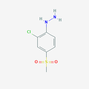 2-Chloro-4-methylsulfonylphenylhydrazine