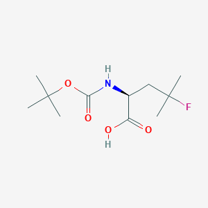 (S)-2-(Boc-amino)-4-fluoro-4-methylpentanoic Acid