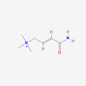 4-Amino-N,N,N-trimethyl-4-oxobut-2-en-1-aminium